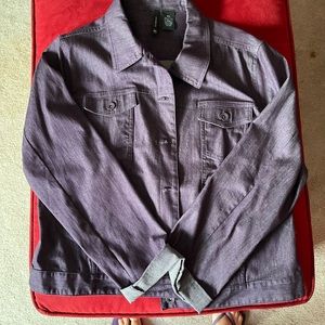Purple Denim Jacket